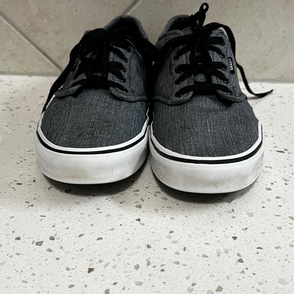 Van’s Old Skool Low Grey Denim Sneakers - Picture 4 of 9